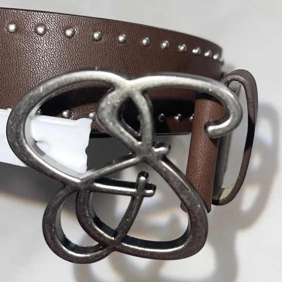 Jessica Simpson Studded Brown Belt - Picture 4 of 10